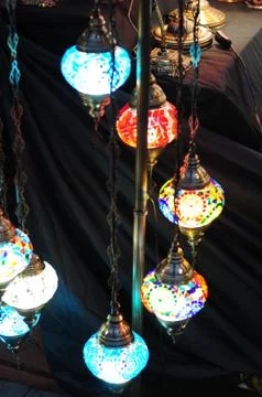 Bright lanterns Stock Photos