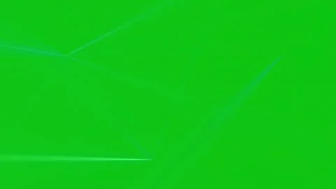 Bright laser beams moving across a green screen background Stock Footage 338005514