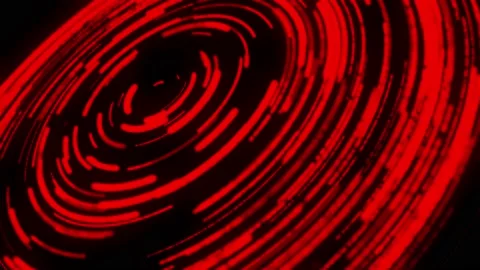 Bright laser illumination red Stock Footage 201032769