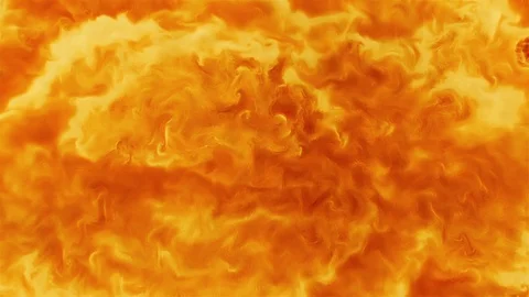 Bright lava fire flame in motion. Stock Footage 117652725