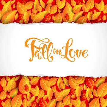 Bright leaves template Stock Illustration