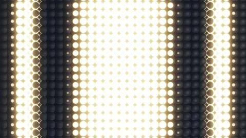 Bright LED light array with repeating patterns, creating visual brilliance and Illustration