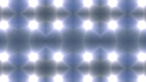 Bright LED lights casting luminous reflections on reflective surface Stock Footage 345448809
