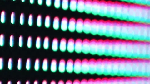 Bright LED SMD video wall with high saturated pattern 動画素材 233093054