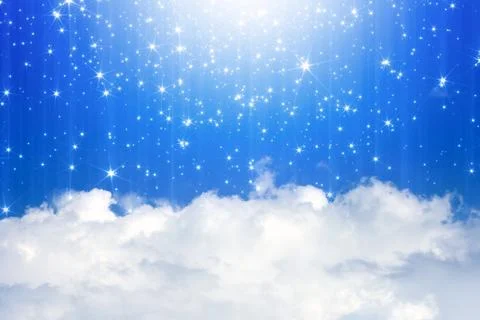 Bright light from above Stockillustratie