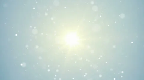 Bright light and flying particles loop background Stock Footage 37181543