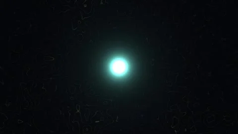 Bright light appears in dark space with abstract lines Stock Footage 338421798