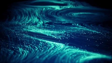 Bright light beam for fast data transfer and high-speed Internet connections. Stock Footage 334023961
