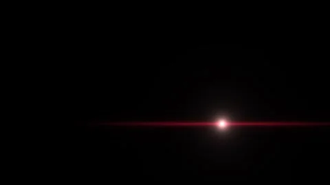 Bright light beam shining in dark space with glowing effect Stock Footage 338226568