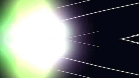 Bright Light Beams in Dark Space. Stock Footage 329466734