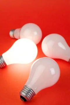 Bright Light Bulb Stock Photos