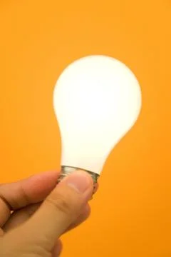 Bright Light Bulb Stock Photos