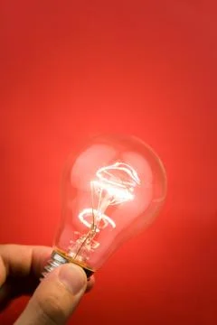 Bright Light Bulb Stock Photos