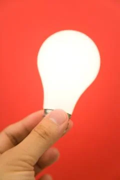 Bright Light Bulb Stock Photos