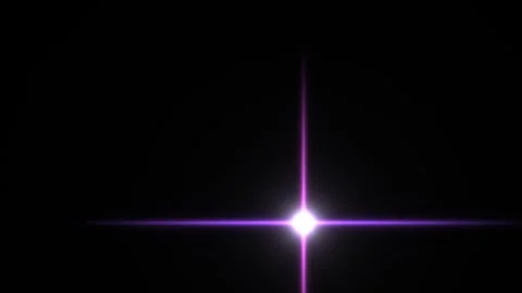 Bright light burst appears in dark background with star Stock Footage 338398115