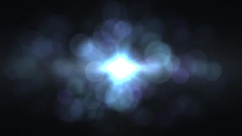 Bright Light Burst with Bokeh Effect in Darkness for Artistic Photography 스톡 동영상 338301469