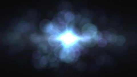 Bright light bursts against a dark background Stock Illustration