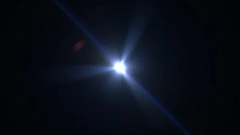 Bright light bursts against deep black background Stock Illustration