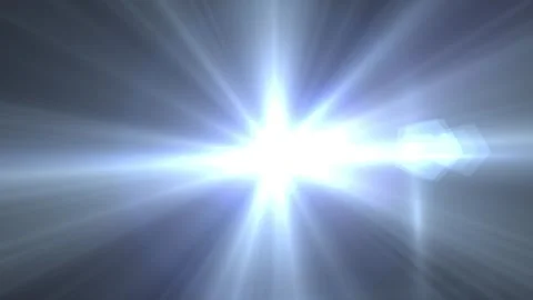 Bright light bursts through darkness, radiating beams Stock-Footage 345434815