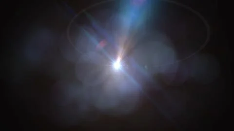 Bright light bursts through darkness Stock Illustration