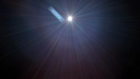 Bright light bursts through darkness, casting vivid rays Stock Illustration