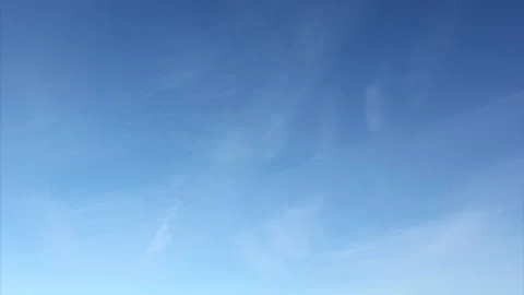 Bright light clouds, blue sky - time lapse cloudscape - sky background - 30 fps Stock Footage 148241325