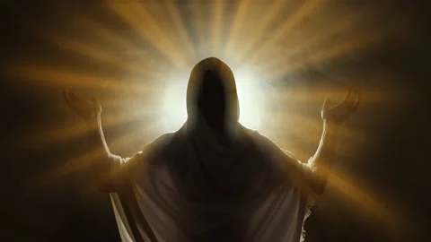Bright light comes from the Lord Stock Footage 165822371