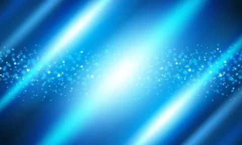 Bright light diagonal on blue background. smooth color with shine glitter. Stock Illustration