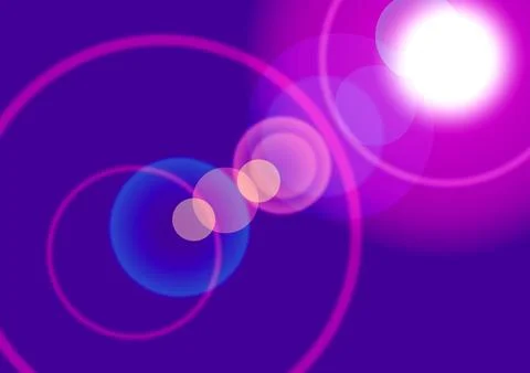 Bright light effect with beams and highlights shine with purple light . Modern Stock Illustration