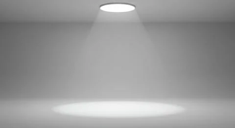 Bright light emitting from ceiling Stock Illustration