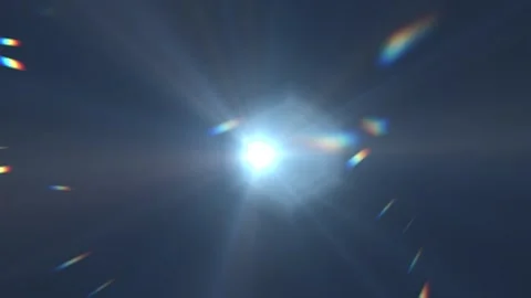 Bright light explodes across dark background Stock Footage 345449229