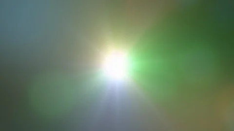 Bright Light Flare Colorful Loop Video stock 122142728