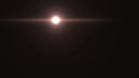 Bright light glowing in dark background with lens effects Stock Footage 338131312