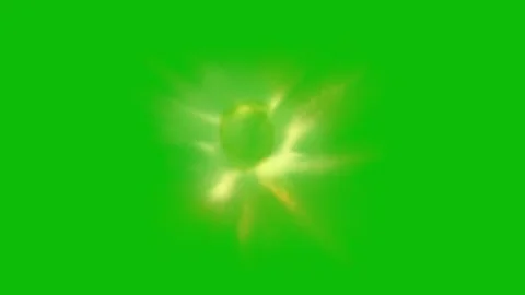 A bright light on a green background Vídeos de archivo 331103781