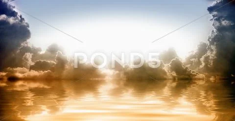 Bright light from heaven Stock Photos