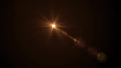 Bright light lens flare effect, Stock Footage 316726515