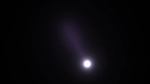 Bright light moving in dark space creates glowing effect Stock Footage 338242014