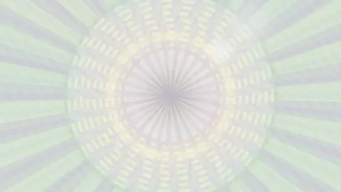 Bright light pattern with abstract radial design in colorful tones Stock Footage 337379024
