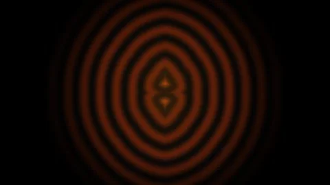 Bright light with patterns and dark background in digital Stock Footage 338290443