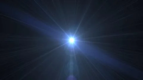 Bright light pulses in a deep, dark void Stock-Illustration