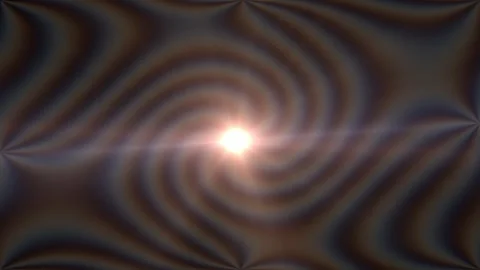 Bright light pulses through swirling cosmic fabric Vidéo 345421711