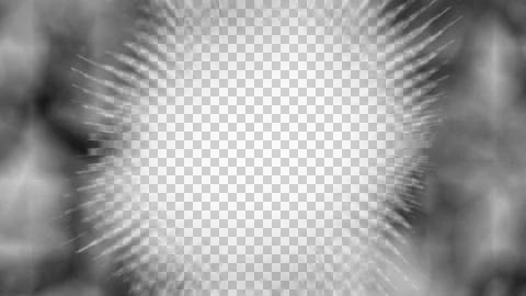 Bright light rays bursting through dark abstract bokeh background Illustrazione stock