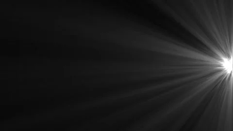 Bright light rays shining from right side. Vídeos de archivo 331897331