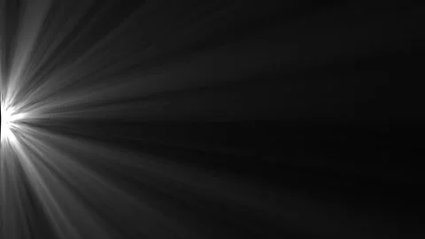 Bright light rays shining from the side. Vidéo 331897329