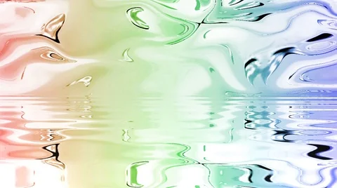 Bright light that regulates the full color of the water waves, red background 動画素材 126434617