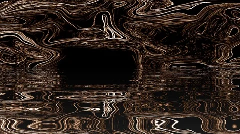 Bright light that regulates the full color of the water waves, red background Stock Footage 126443364