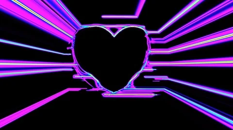Bright light that regulates the full color of the water waves, black background Video stock 127196016