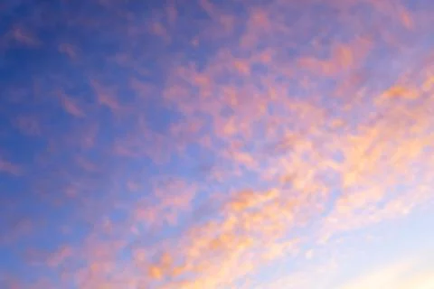 Bright, light, saturated, soft, abstract background. Sunset in blur Stock Photos