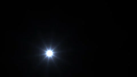 Bright light shines through dark space in a glowing effect Stock Footage 338227891