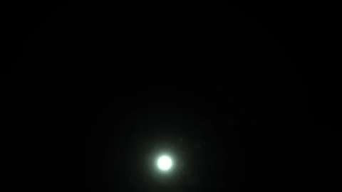 Bright light shining in dark space with moving light effect Stock Footage 338229876